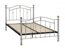 Bromley Chrome and crystal metal bed