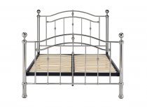 Bromley Chrome and crystal metal bed