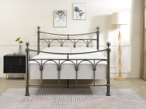 Rushmoor Antique Nickel finish metal bed