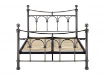 Rushmoor Antique Nickel finish metal bed