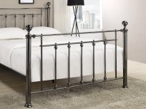 Ventnor Black Chrome and crystal metal bed