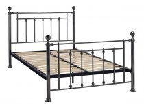 Ventnor Black Chrome and crystal metal bed