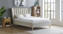 Galloway bedstead in premium natural fabric