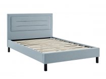 Kielder bedstead in pale blue fabric