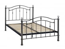 Bromley Black Chrome and crystal metal bed