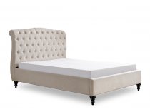 Middleton bedstead in a natural tone fabric