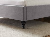 Middleton bedstead in light grey fabric