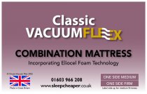 Classic Eliocel Vacuum Flex MED - MED/FIRM combination mattress