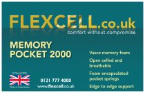 Flexcell.co.uk Pocket 2000 mattress with OUTLAST cover