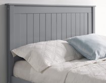 Tramore Wooden low foot end bed frame in dark grey