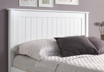 Tramore Wooden low foot end bed frame in white