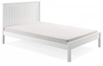 Tramore Wooden low foot end bed frame in white
