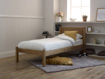 Dawlish Wooden bed frame in pine finish