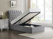 Middleton Ottoman storage bedstead in light grey fabric